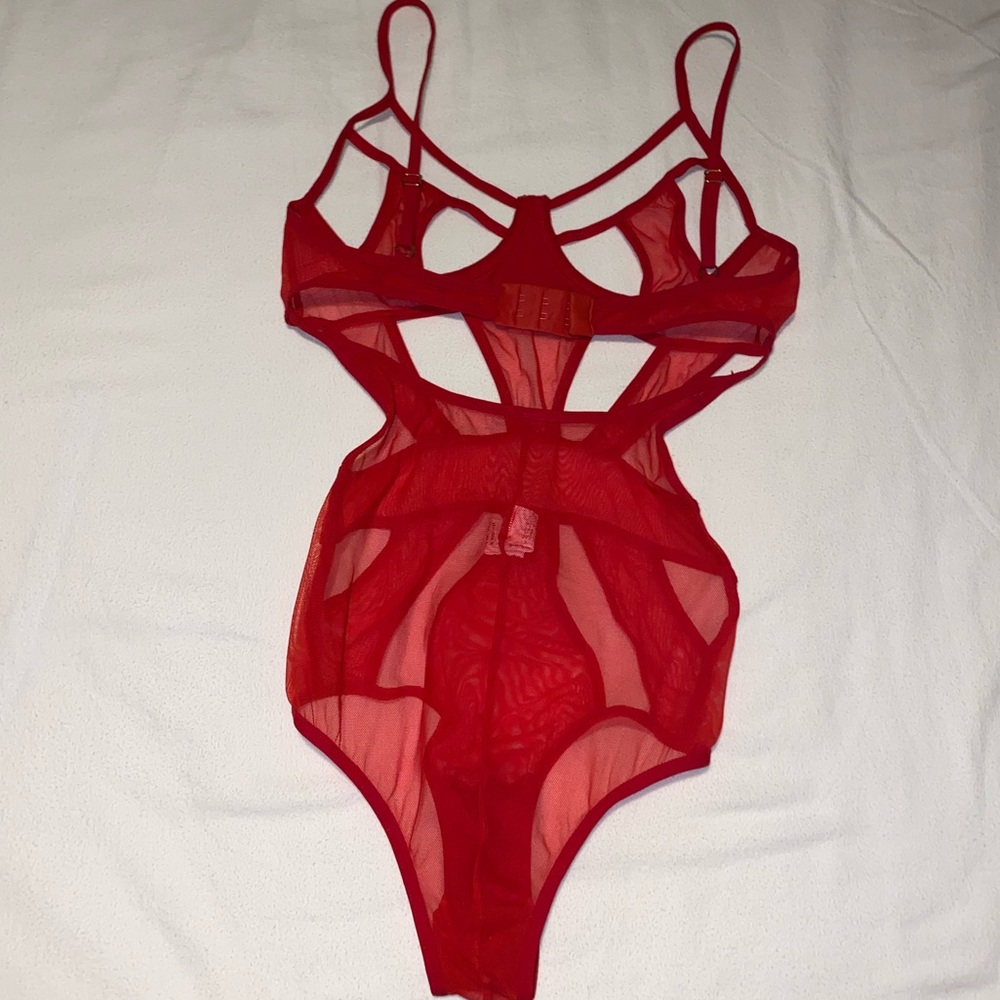 Mapalé Mesh Red Bodysuit